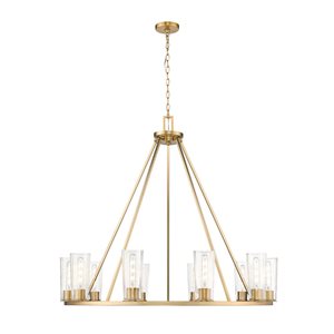 Z-Lite Titus Modern Gold 10 Light Chandelier