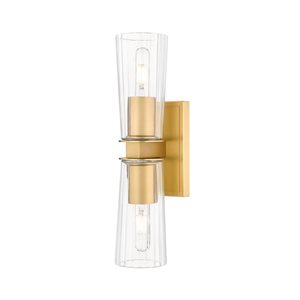 Z-Lite Titus Modern Gold 2 Light Wall Sconce