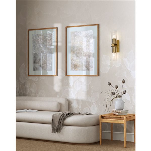 Z-Lite Titus Modern Gold 2 Light Wall Sconce