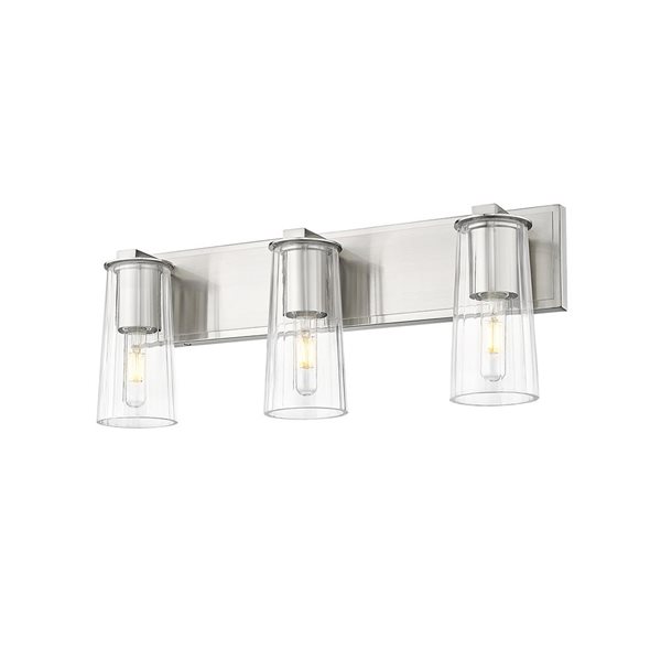 starlight✳︎ Zevni 21 in. 3-Light Modern Gold Bathroom Vanity Light