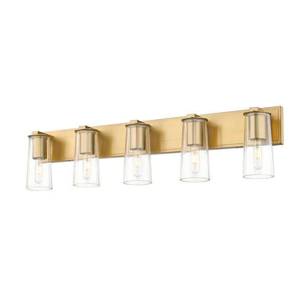 Z-Lite Titus Modern Gold 5 Light Vanity