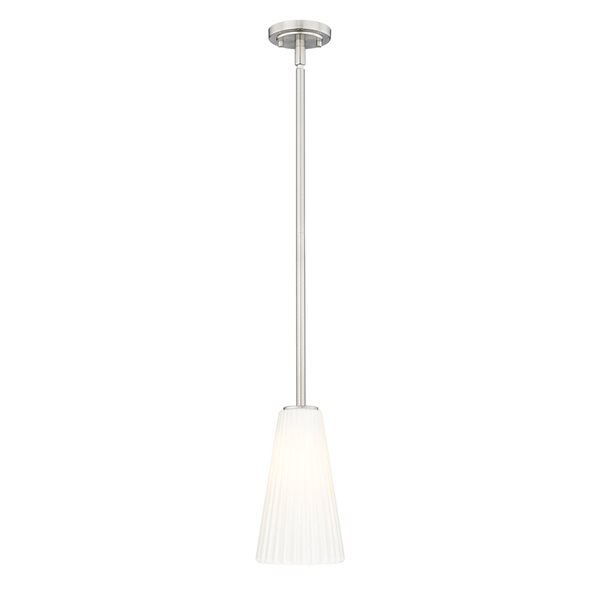 Z-Lite Farrell Brushed Nickel 1 Light Pendant