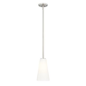 Z-Lite Farrell Brushed Nickel 1 Light Pendant