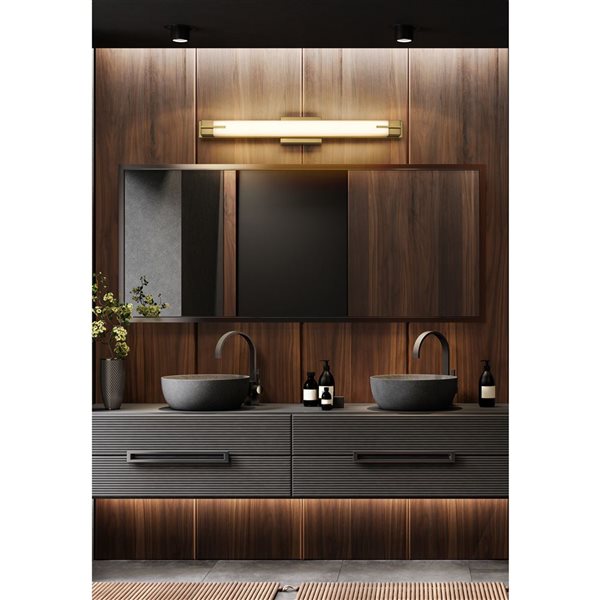 Z-Lite Chase Modern Gold 1 Light Vanity