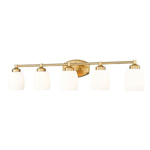 Z-Lite Kendrick Luxe Gold 5 Light Vanity