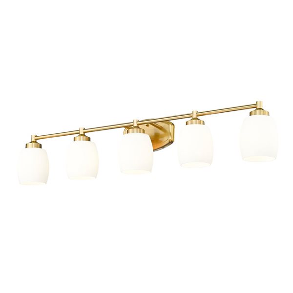 Z-Lite Kendrick Luxe Gold 5 Light Vanity