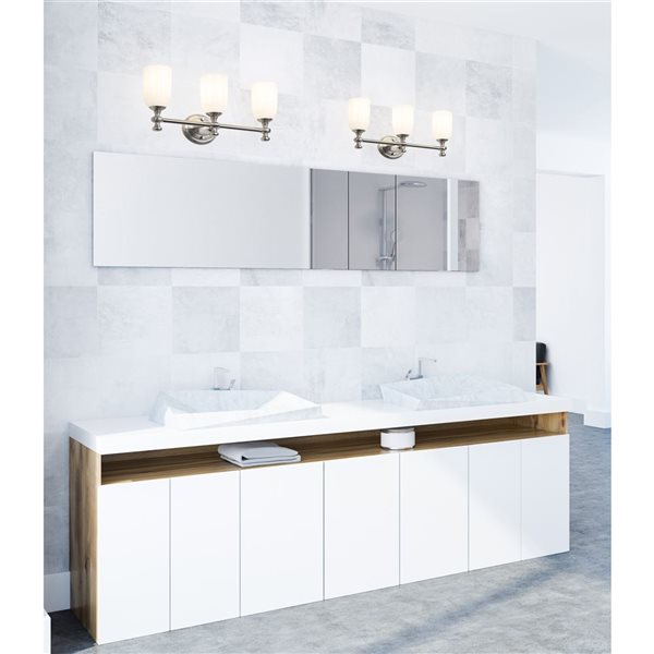 Z-Lite Orion Brushed Nickel 3 Light Vanity