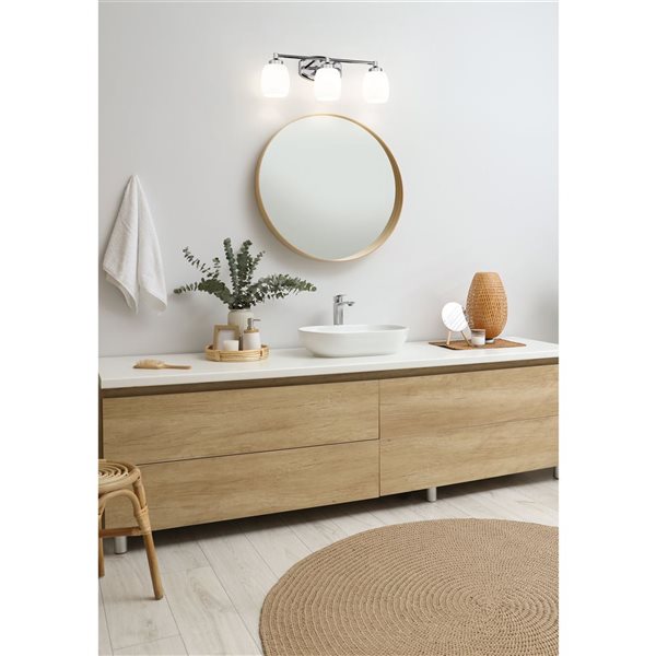 Z-Lite Kendrick Chrome 3 Light Vanity