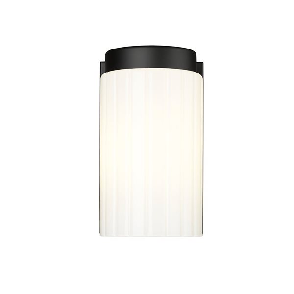 Z-Lite Burk Matte Black 1 Light Wall Sconce