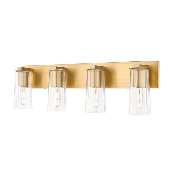 Z-Lite Titus Modern Gold 4 Light Vanity