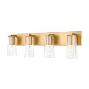 Z-Lite Titus Modern Gold 4 Light Vanity