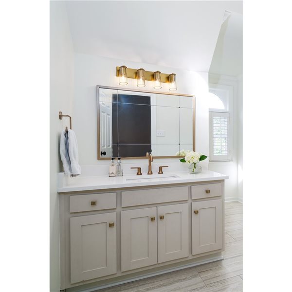 Z-Lite Titus Modern Gold 4 Light Vanity