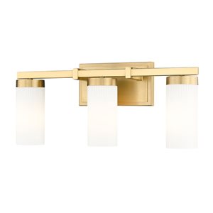 Z-Lite Danica Modern Gold 3 Light Vanity