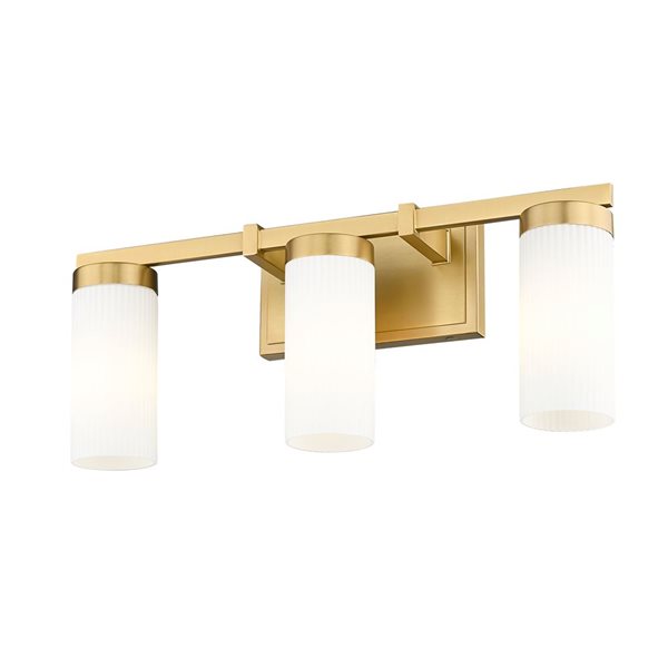 Z-Lite Danica Modern Gold 3 Light Vanity