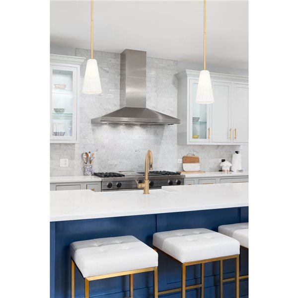 Z-Lite Farrell Modern Gold 1 Light Pendant