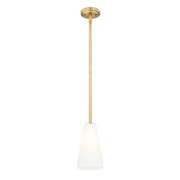 Z-Lite Farrell Modern Gold 1 Light Pendant