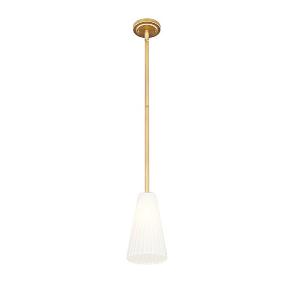 Z-Lite Farrell Modern Gold 1 Light Pendant