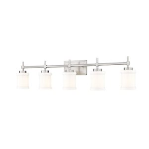 Z-Lite Cadoc Brushed Nickel 5 Light Vanity