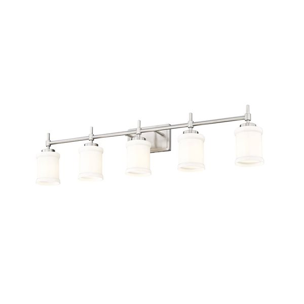 Z-Lite Cadoc Brushed Nickel 5 Light Vanity