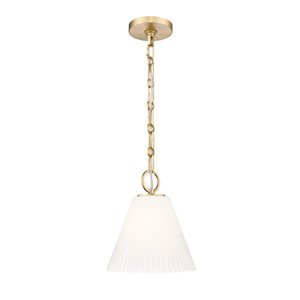 Z-Lite Alaric Modern Gold 1 Light Pendant