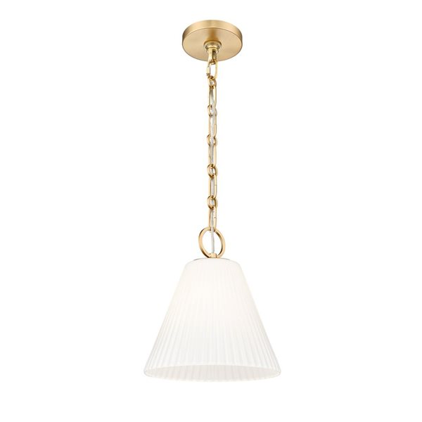 Z-Lite Alaric Modern Gold 1 Light Pendant