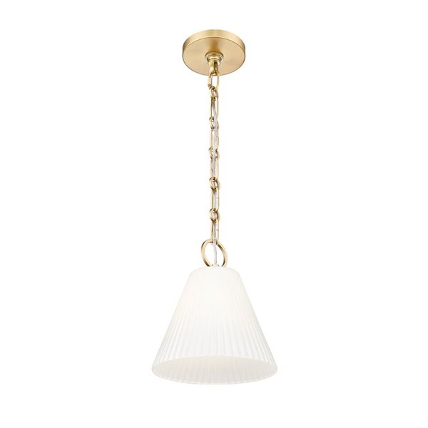 Z-Lite Alaric Modern Gold 1 Light Pendant