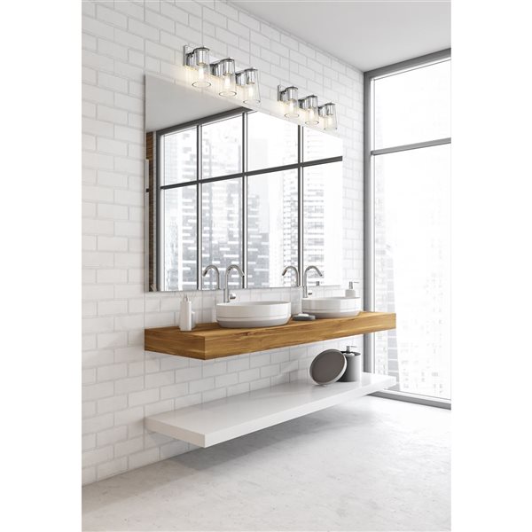 Z-Lite Titus Chrome 3 Light Vanity