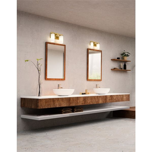 Z-Lite Danica Modern Gold 2 Light Vanity