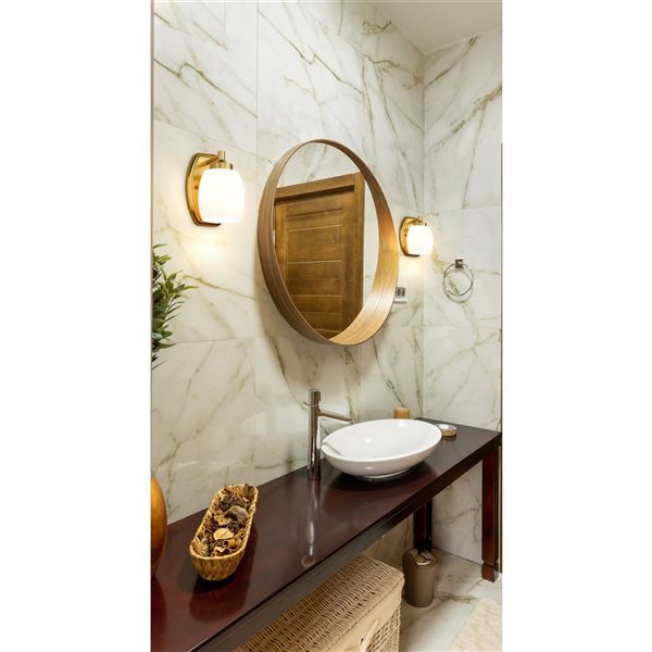 Z-Lite Kendrick Luxe Gold 1 Light Wall Sconce 745-1S-LG | RONA