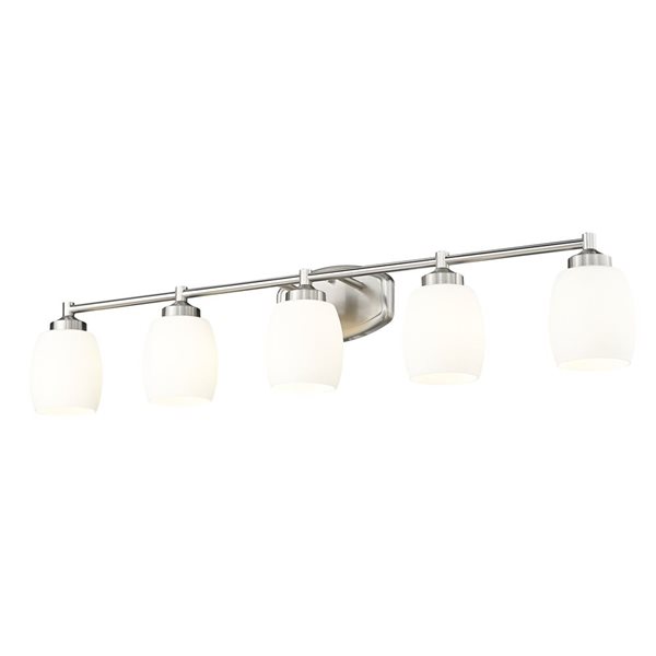 Z-Lite Kendrick Brushed Nickel 5 Light Vanity