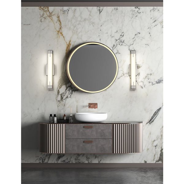 Z-Lite Chase Brushed Nickel 1 Light Vanity