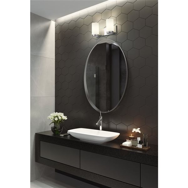 Z-Lite Burk Chrome 2 Light Vanity