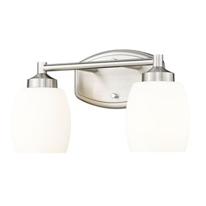 Z-Lite Kendrick Brushed Nickel 2 Light Vanity