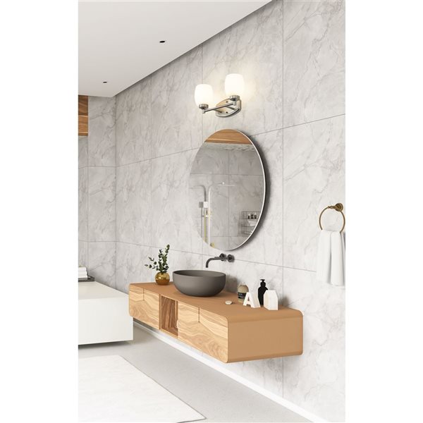 Z-Lite Kendrick Brushed Nickel 2 Light Vanity