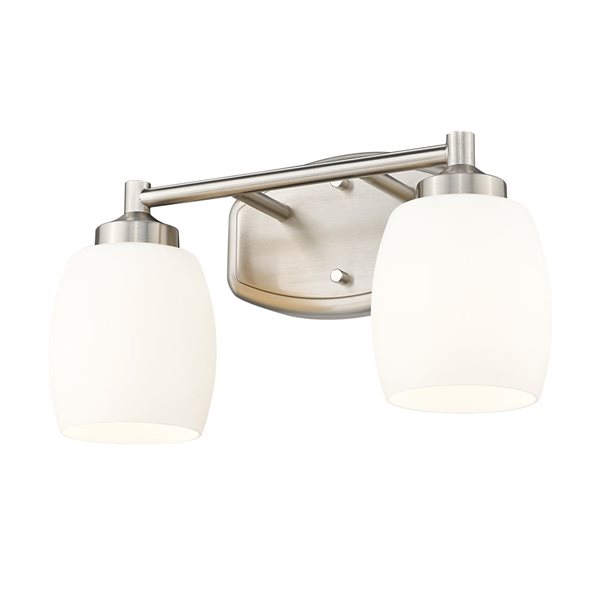 Z-Lite Kendrick Brushed Nickel 2 Light Vanity