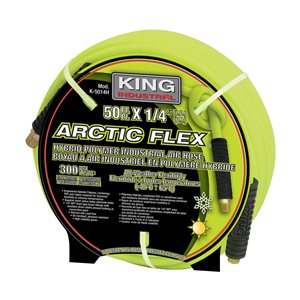 King Canada Hybrid Polymer Industrial Air Hose - 50-ft x 1/4-in ID