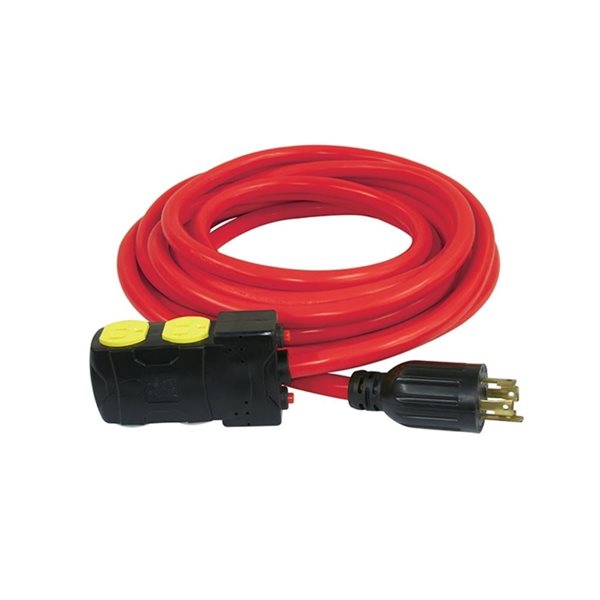 King Canada 25-ft Generator Extension Cord with Resets