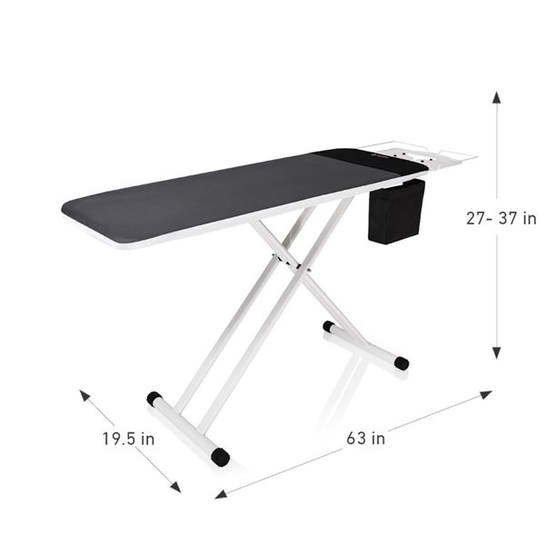 Reliable Corporation The Longboard 350LB 52-in x 19.5-in Iron Board with Verafoam Cover