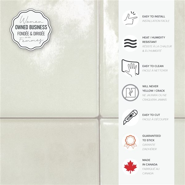 Smart Tiles Zellige Zagora 9-in x 9-in Beige 3D Peel and Stick Self-Adhesive Wall Tiles - 4-Pack