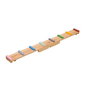 Funphix Wooden 2-in-1 SeeSaw and Balance Beam