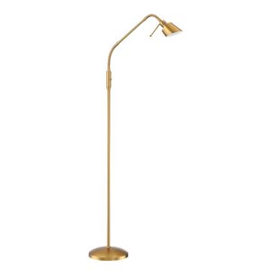 Kendal Lighting OSLO Brass Floor Lamp