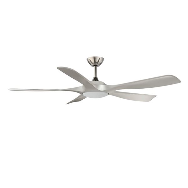 Kendal Lighting MISTRAL 56-in LED Ceiling Fan - Satin Nickel Finish