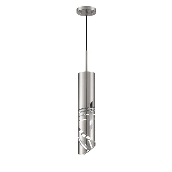 Kendal Lighting KNOLL Satin Nickel 1-Light Pendant