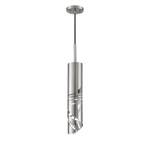 Kendal Lighting KNOLL Satin Nickel 1-Light Pendant