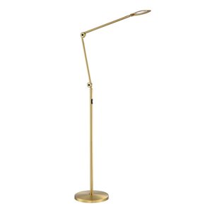 Kendal Lighting ICAN Brass LED Floor Lamp