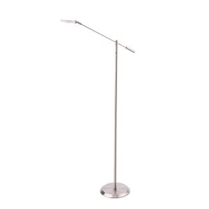 Kendal Lighting IGGY Satin Nickel LED Floor Lamp