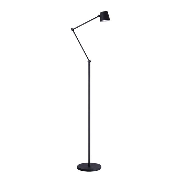 Kendal Lighting TESA Black LED Floor Lamp