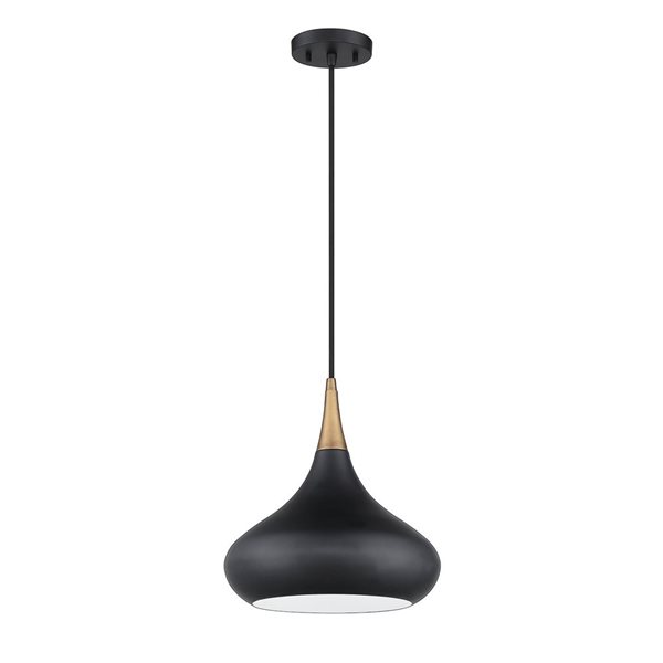 Kendal Lighting MEDINA Black 1-Light Pendant