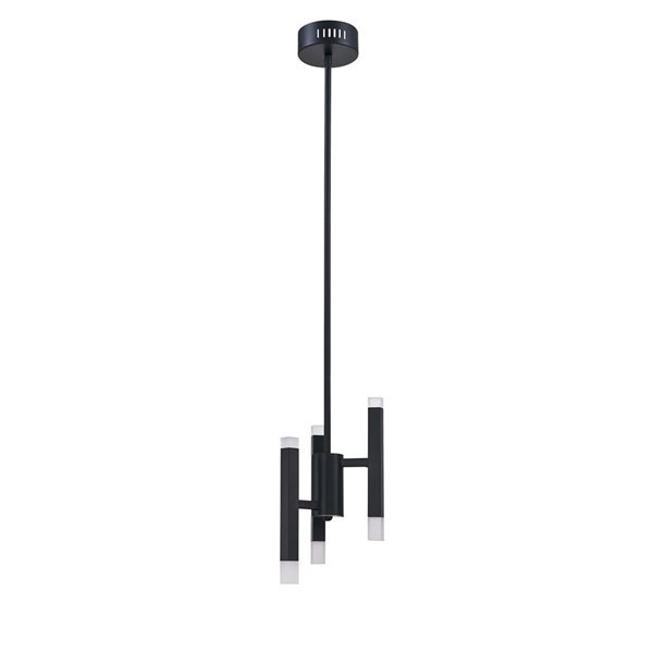 Kendal Lighting VERTICALS Black 6-Light LED Pendant