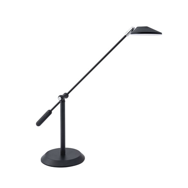 Kendal Lighting SIRINO Black/Chrome LED Desk Lamp